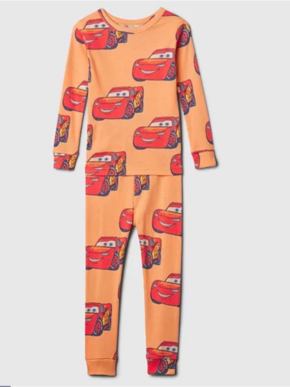 NWT Baby Gap Disney Pixar Cars Pajama Set 12-18 Months Lightning McQueen